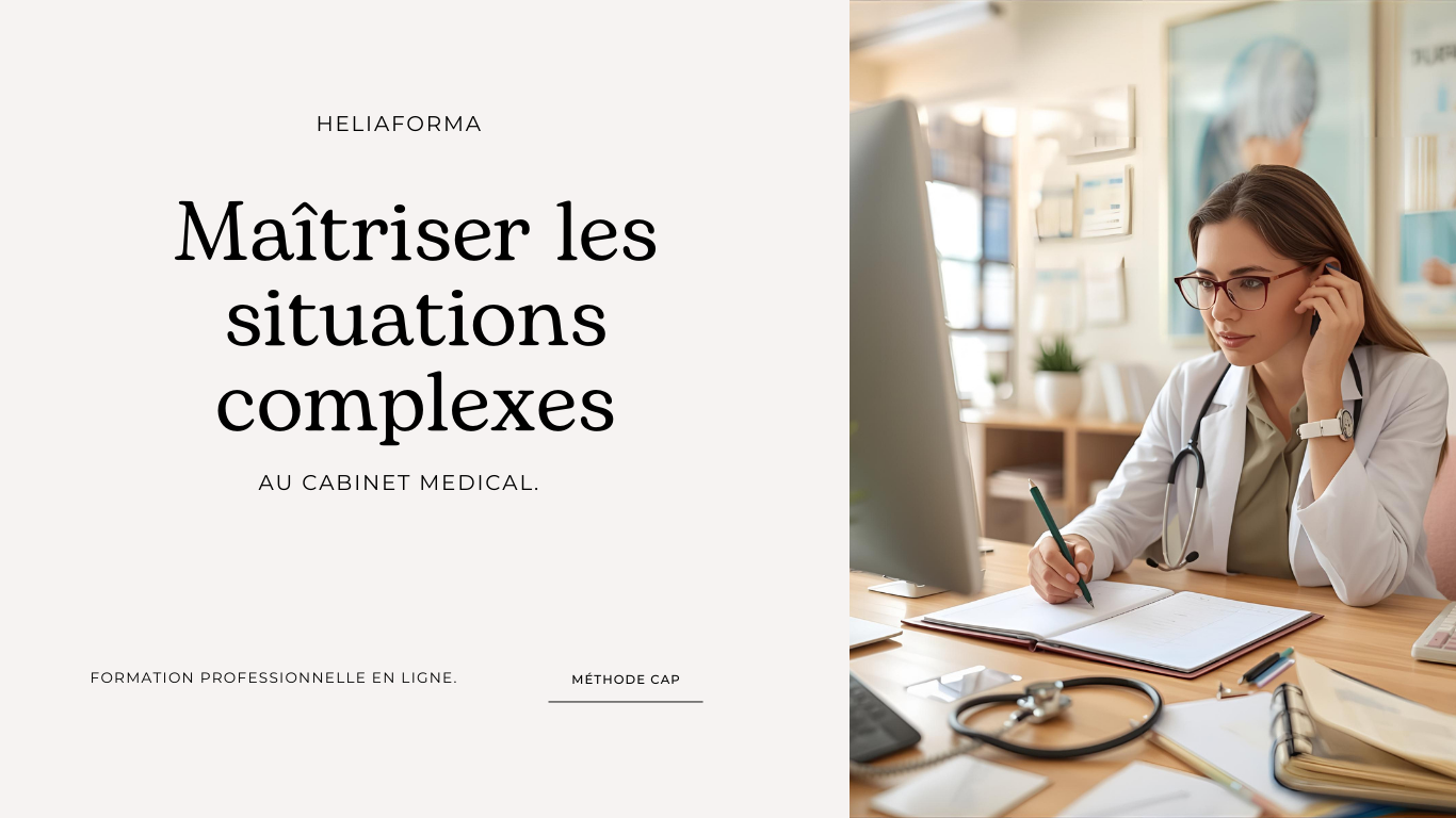 Maîtriser les situations complexes au cabinet médical.